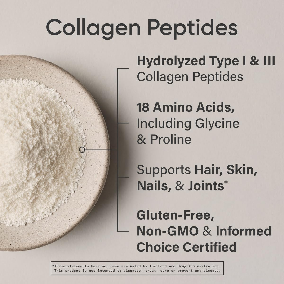 Sports Research Collagen Peptides for Women & Men, Unflavored, 16 oz., Hydrolyzed Type 1 & 3 Collagen Powder Protein Supplement for Healthy Skin, Nails, Bones & Joints 7 Sports Research Collagen Peptides for Women & Men, Unflavored, 16 oz., Hydrolyzed Type 1 & 3 Collagen Powder Protein Supplement for Healthy Skin, Nails, Bones & Joints - Image 5