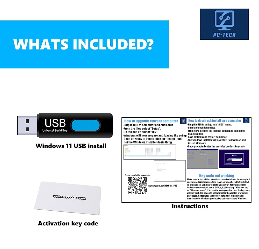 Amazon.com: TECH USB Compatible with Windows 11 professional