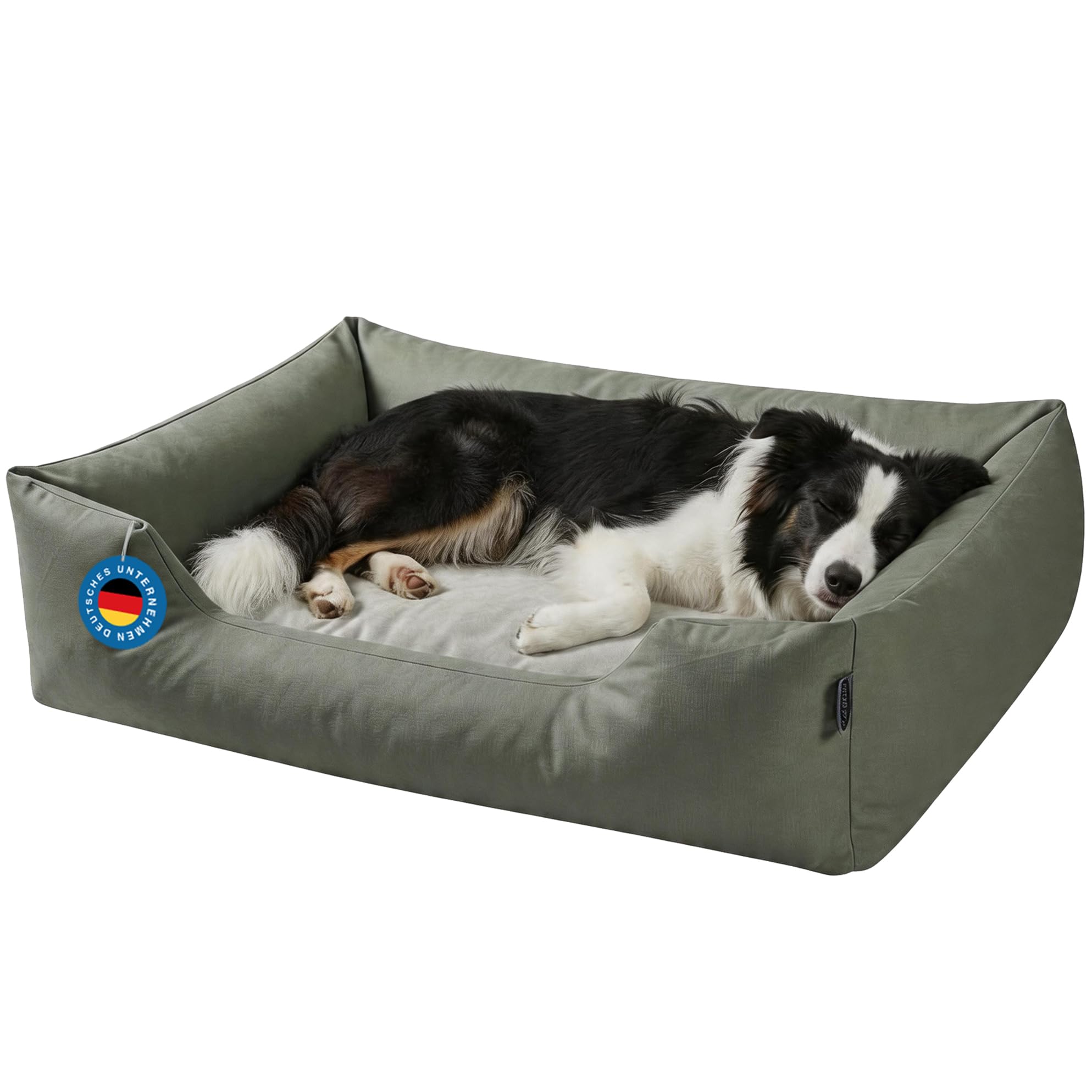Zedelmaier Hundebett für Hunde & Katze, Dog Bed - 90×68×24cm, Dicker Hundekissen, ergonomisches Hundebetten mit abnehmbarem Bezug, kratzfestes & wasserdichtes Hundekorb, Hundesofa waschbar