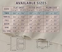 Vista 8 de RUVANTI Flannel Sheets Twin Size - 100% Cotton Double Brushed Twin Sheets Set, Deep Pockets 16 Inches, All Seasons Breathable & Extra Soft Bed Bali