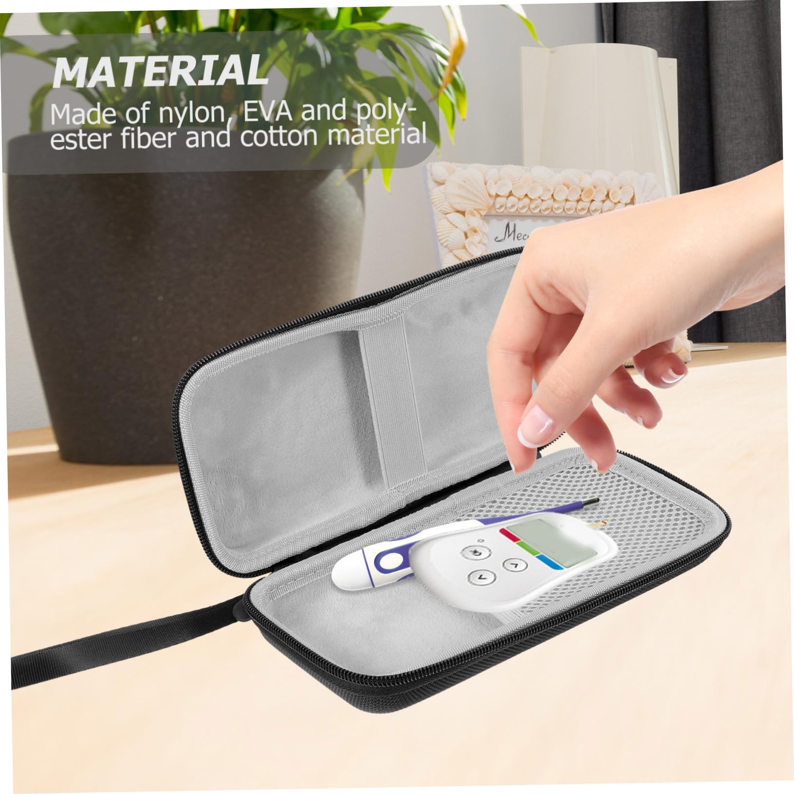 5stücke Organizer Für Blutzuckermessgerät Tragetasche Für Diabetes-zubehör Mit Elastischen Fächern Für Unterwegs Oder Reisen Schützt Und Ordnet Ihre Messgeräte Und