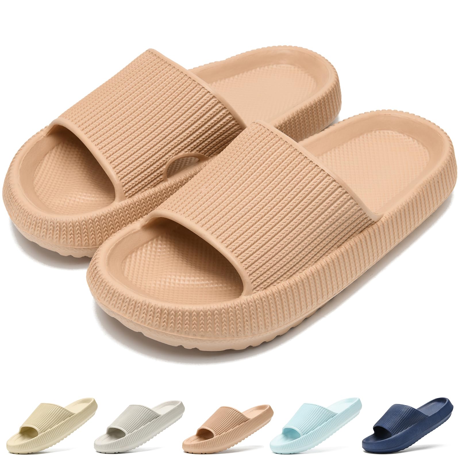 Duovodu Kinder Badelatschen Jungen Mädchen Eva Badeschlappen Weiche Dicke Sohle Wolken Schlappen rutschfest Dusch Badeschuhe Sommer Strand Pool Rutsche Sandalen