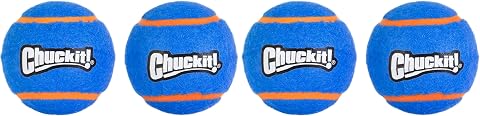 Chuckit! Sesli 2'li Tenis Köpek Oyun Topu (Orta Boy) (2 paketi)