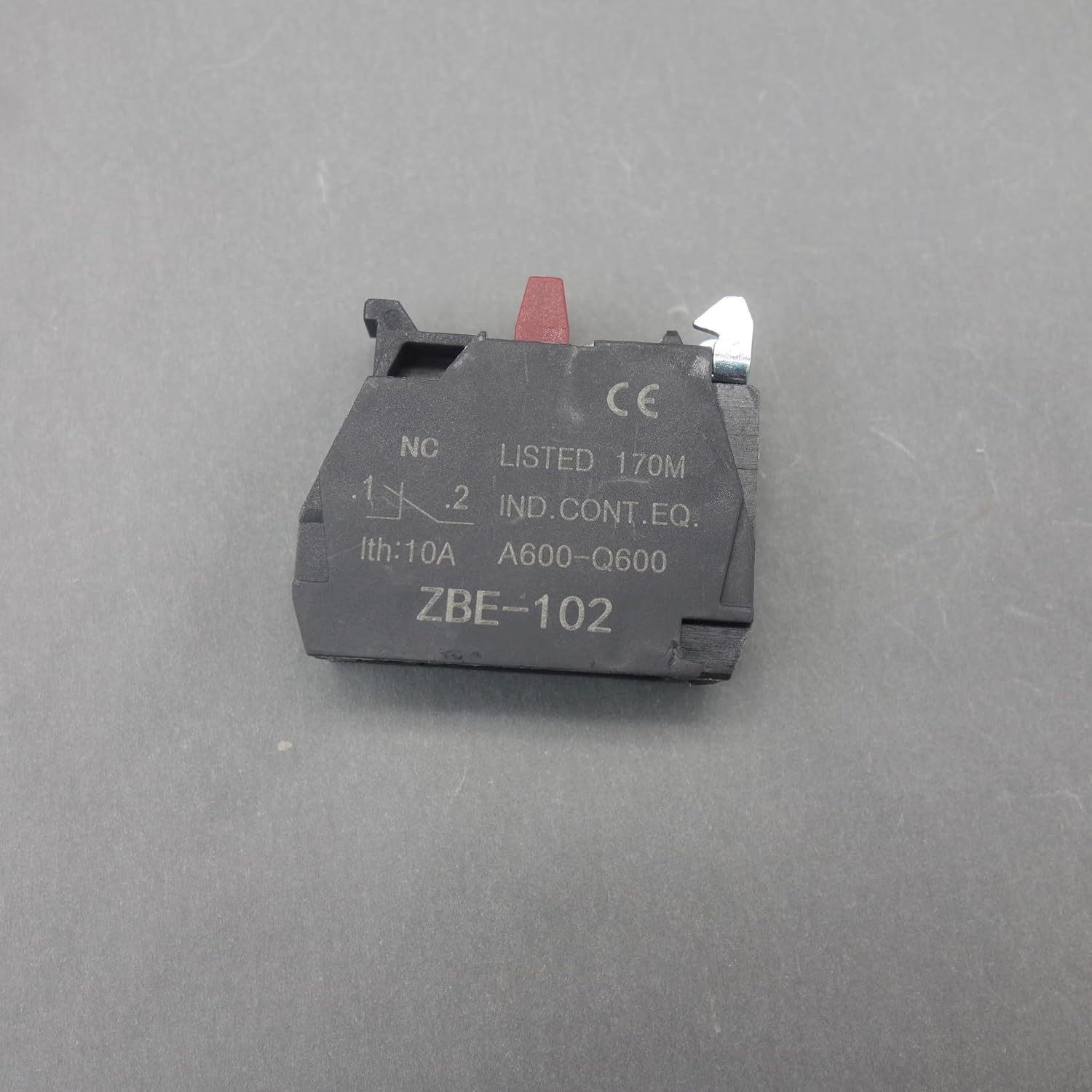 NEW ZBE-102 N/C Normal Close Contact Block Fits for TELEMECANIQUE Schneider ZBE102 XB4 XB5 Aftermarket Replacement (100)