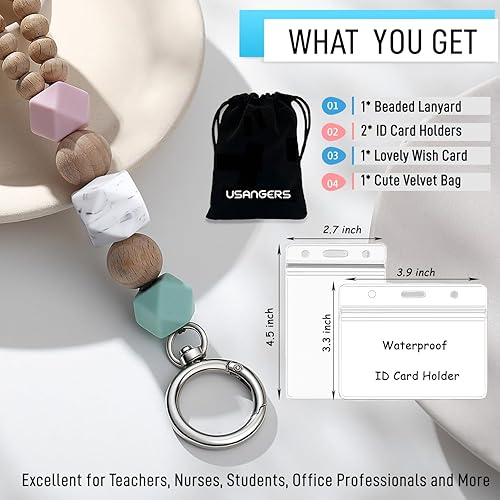 Miniatura 6 de Cordones para insignias de identificación para mujeres, cordones para llaves, cordón para profesores con soporte de identificación, cordón de