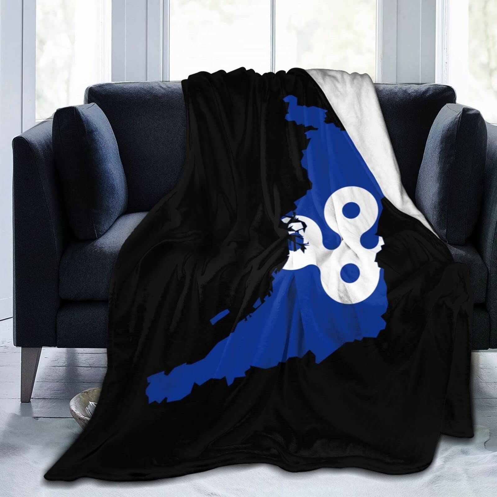 Amazon.com: Osaka Geo Stub Throw Blanket for Couch Bed Sofa 40