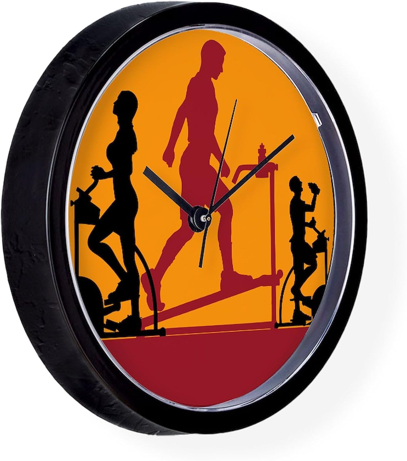 CafePress Gym Exercise Fitness 10" Wall Clock for Livingroom, Kitchen, or Office