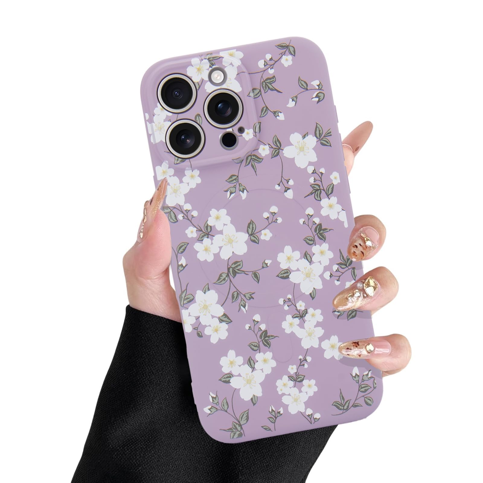 L-FADNUT Kompatibel mit iPhone 14 Pro Hülle Cute Wellen Lock