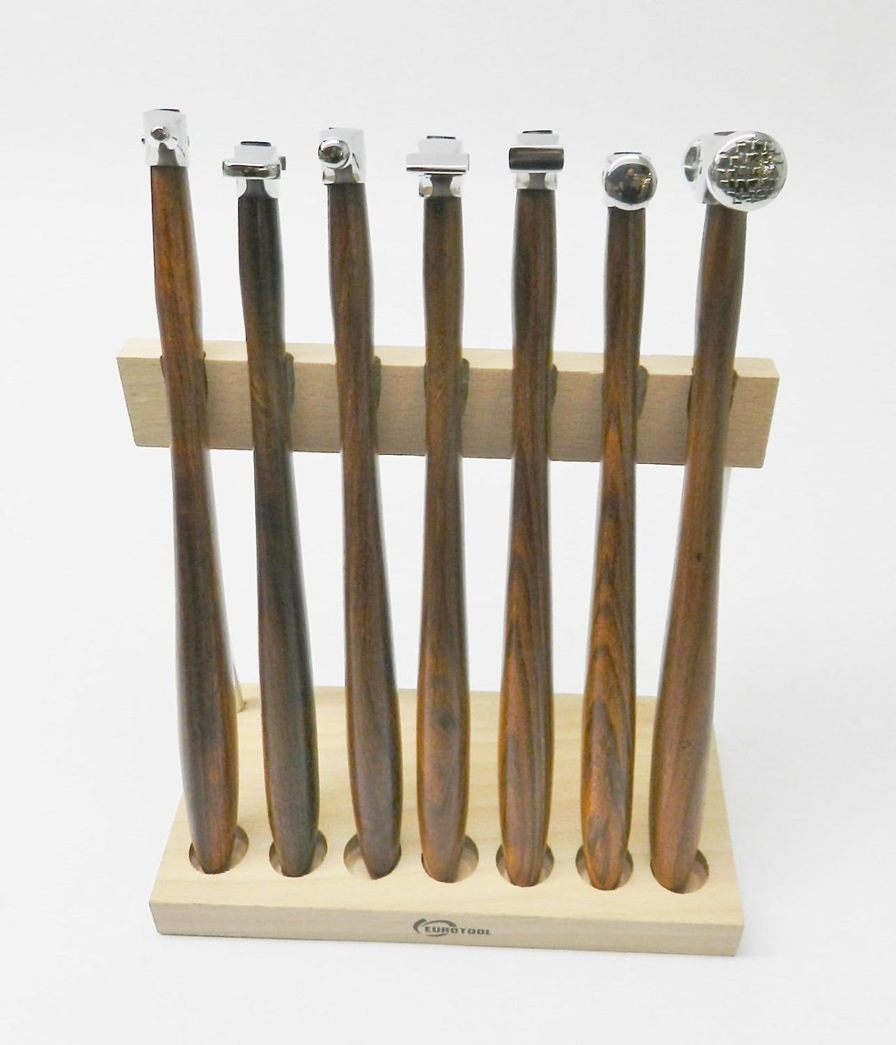 7 MINI TRUSTRIKE HAMMERS WITH STAND DESIGNING JEWELRY METALSMITH FORMING SHAPING