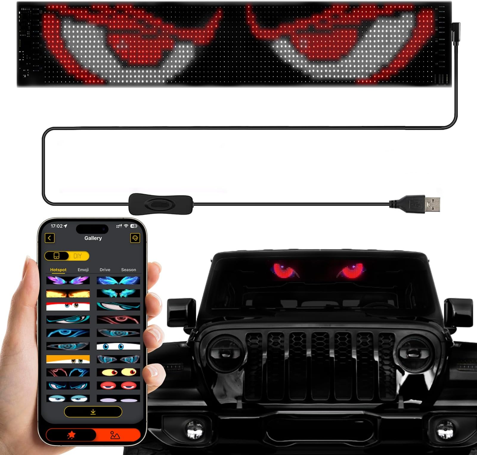 Amazon.com: Super RGB Programmable LED Sign, 23