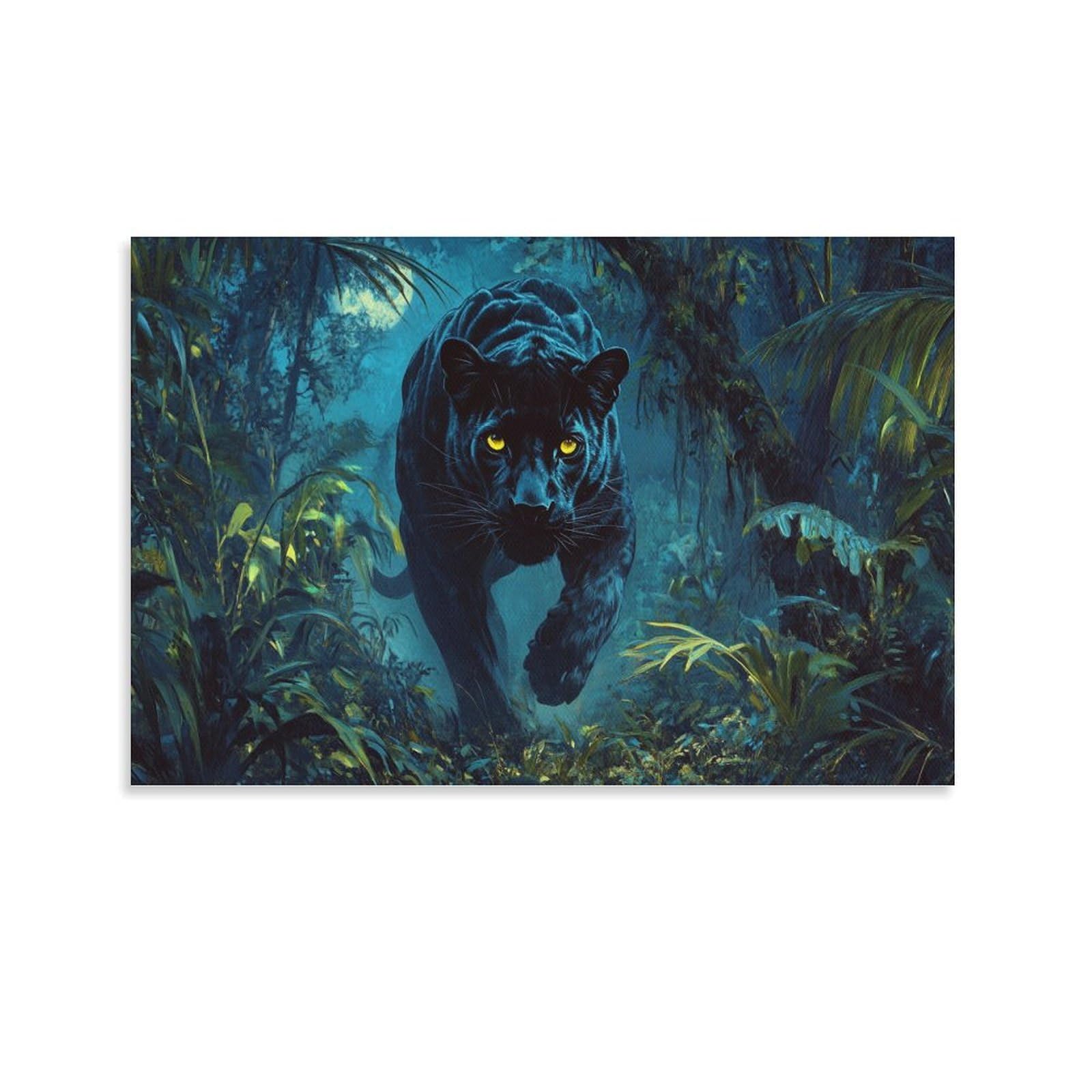 Yyvkpmlxc Unframe-Style-6 Leopard Print, Canvas Wall Art, Pictures For Living Room And Bedroom, Prints For Special Occasions 20X30inch(50X75cm)