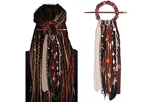 Dreadlock Jewelry for Braids and Curls: Dread Hair Ties for Women and Men