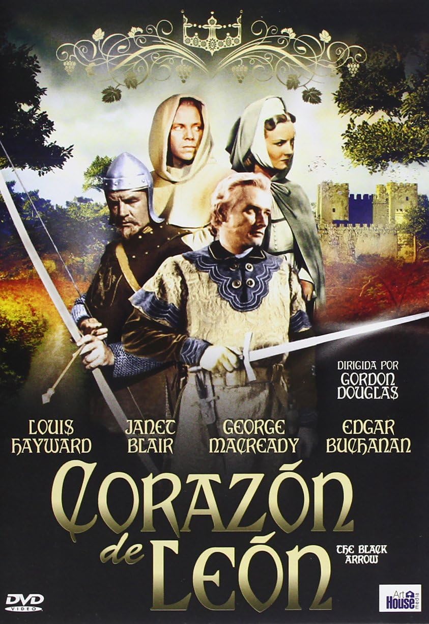 The Black Arrow (1948) Region 2 PAL, plays in English without