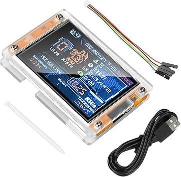 Aideepen Bitcoin Miner BTC V2 NMMiner,2.8" mini Bitcoin Miner with Smart Display 1000KH/s Crypto Miner ESP32-2432S028 Suitable for Hashrate Module with Shell