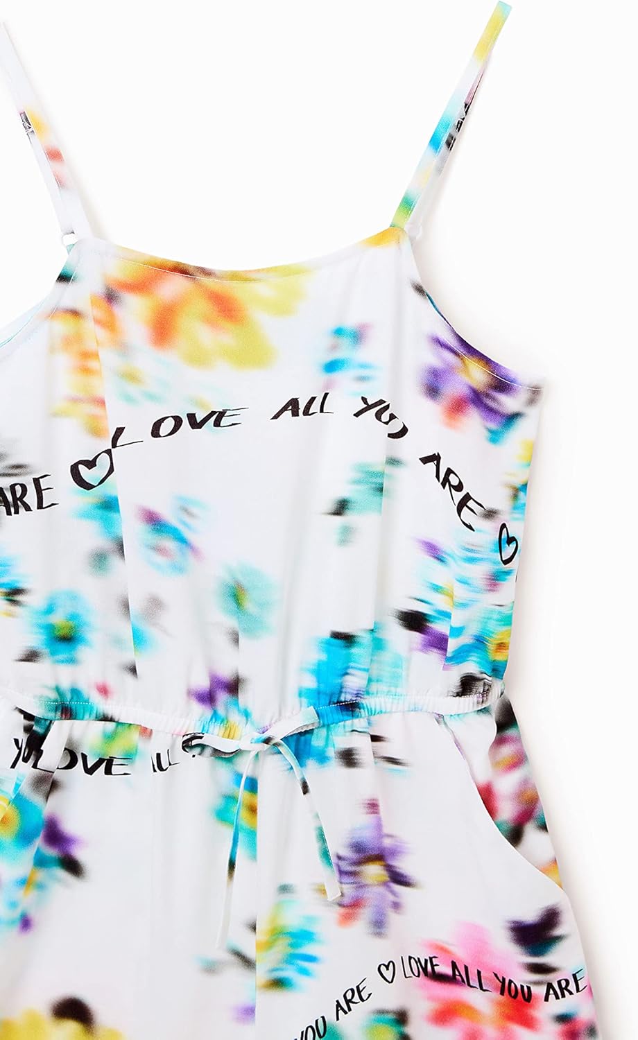 Desigual Little Girl's Mono Corto Tirantes