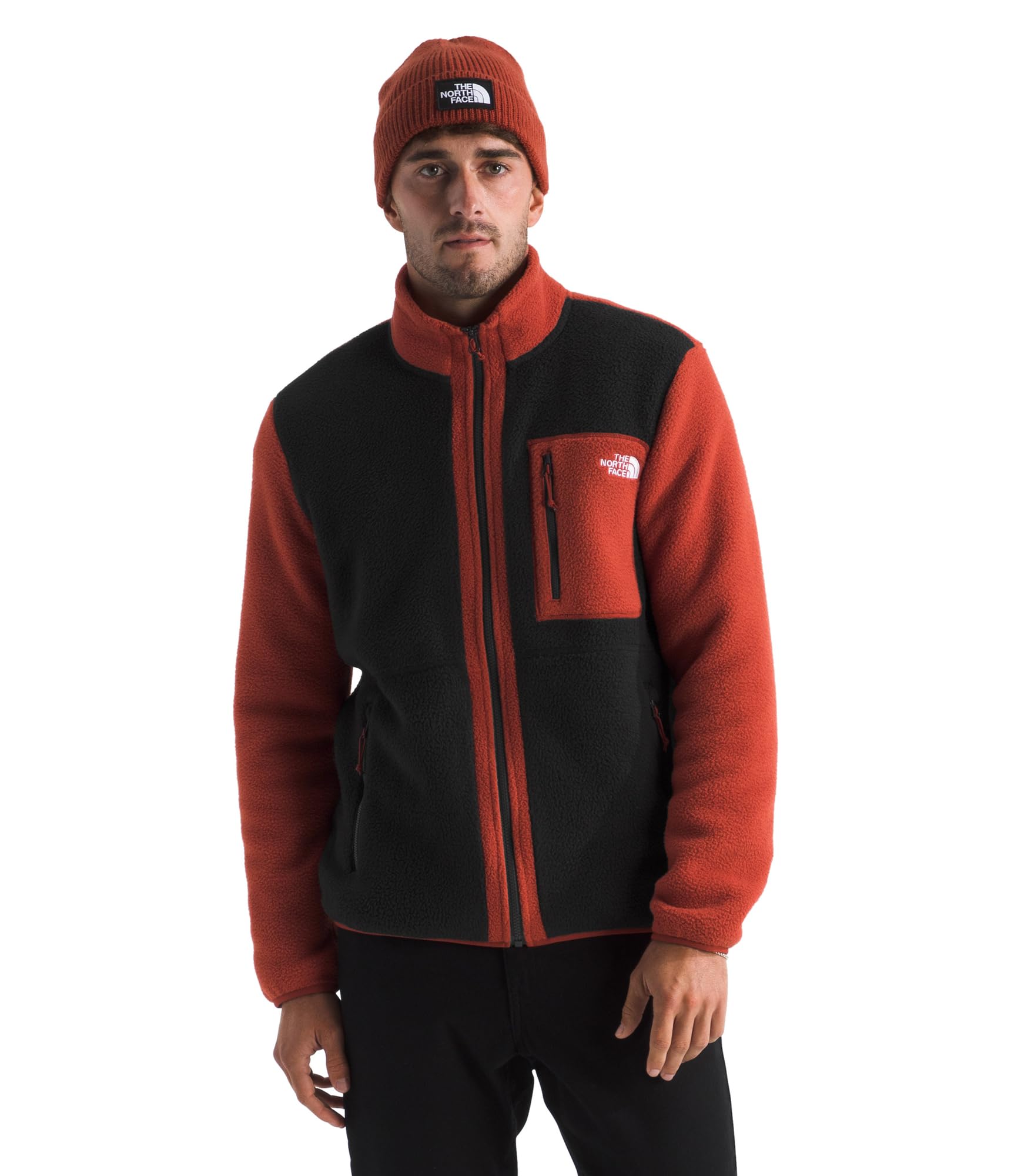 Men's Yumiori Full Zip Jacket | Lightweight Fleece Coat With Embroidered Logo, Zip Pockets