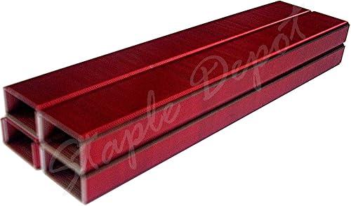 Grapas rojas de tamaño estándar