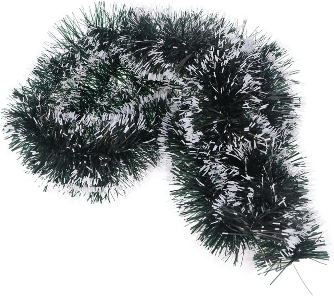 MAGICLULU Meters Thick Glitter Christmas Tinsel Ribbon Garland Wreath Decorative Ornaments for Holiday Home Decor Parties and Tree Decorations