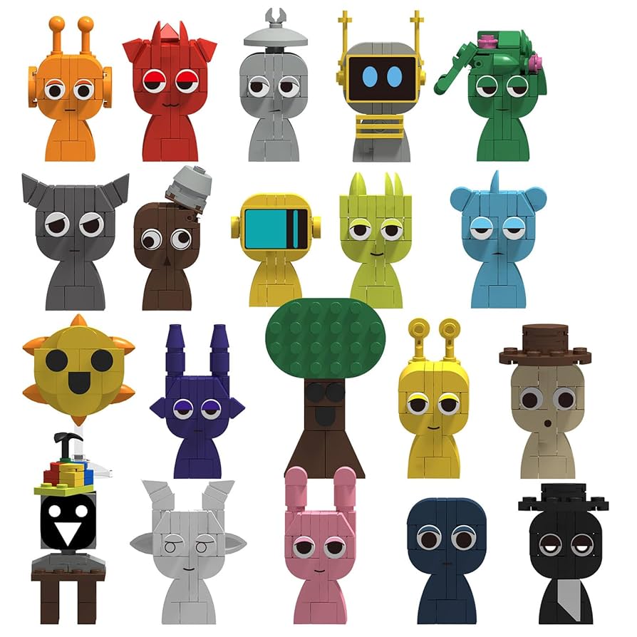 Amazon.co.jp: スプランキー ブロック 20 セット sprunki