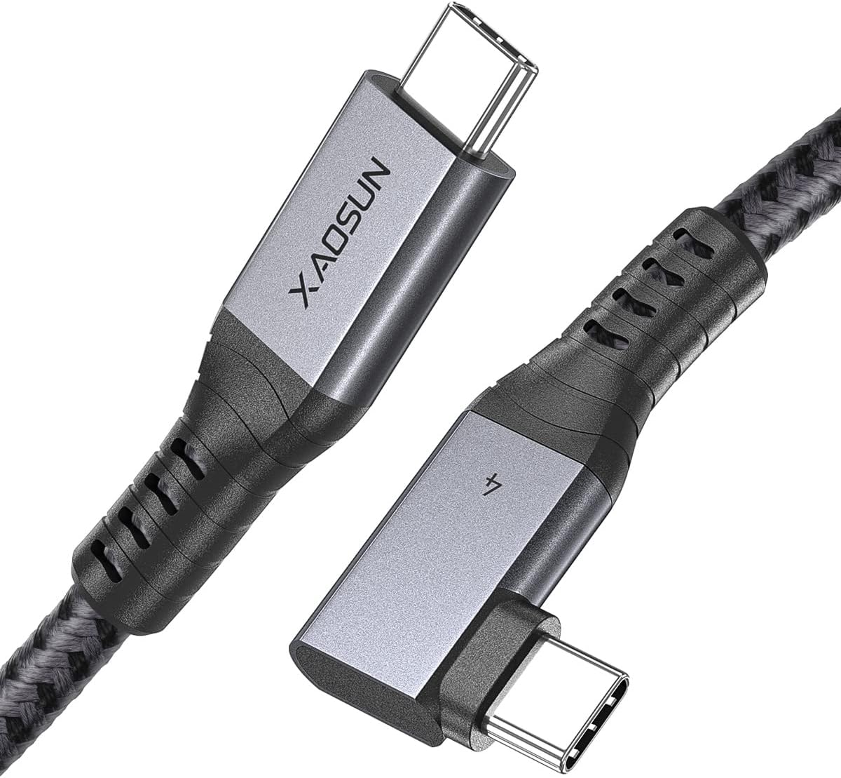 Thunderbolt 4 Cable, Right Angle Thunderbolt 4 Cable with