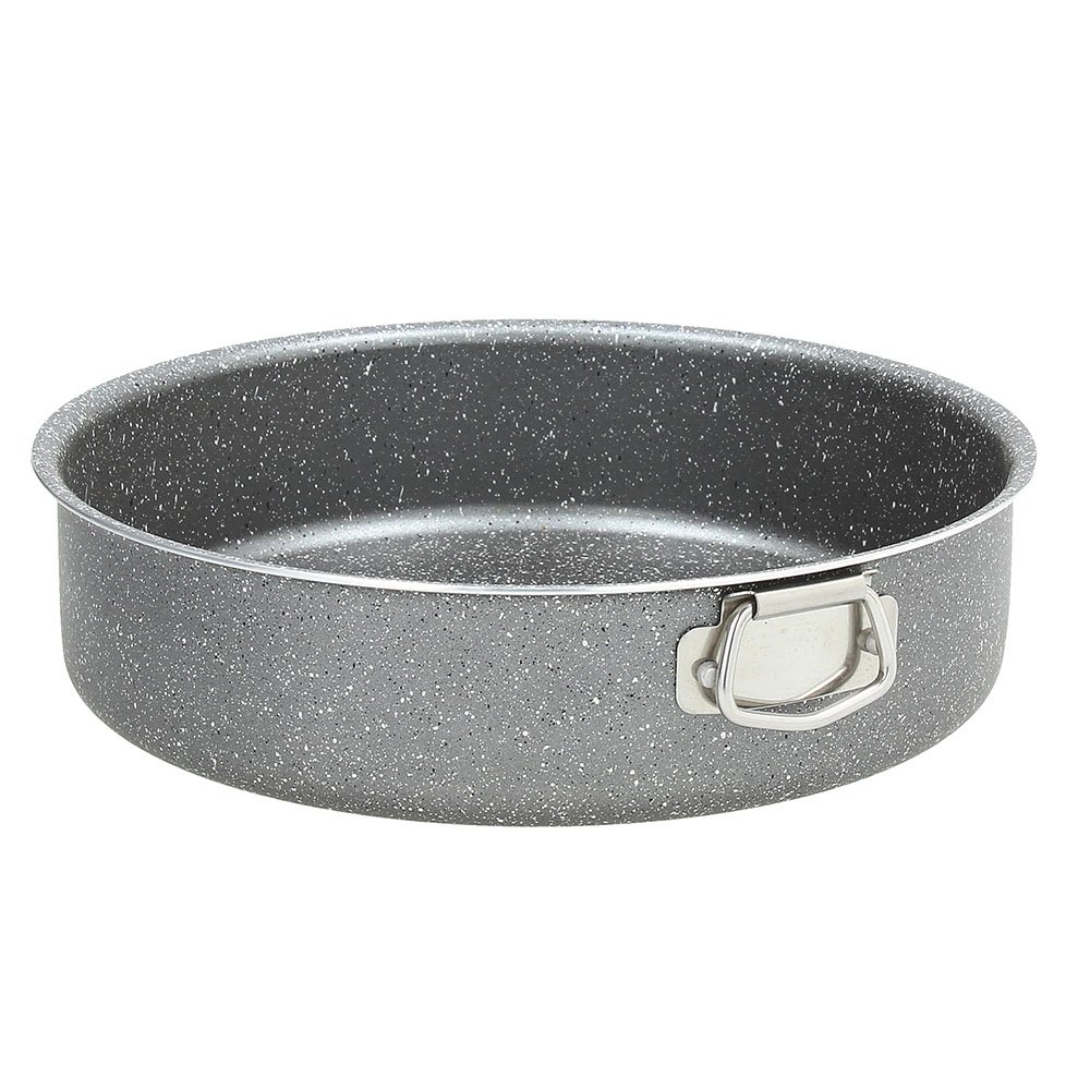Tognana WI74428AMNF Round Cake Tin Mythos, Aluminium,Grey, 0