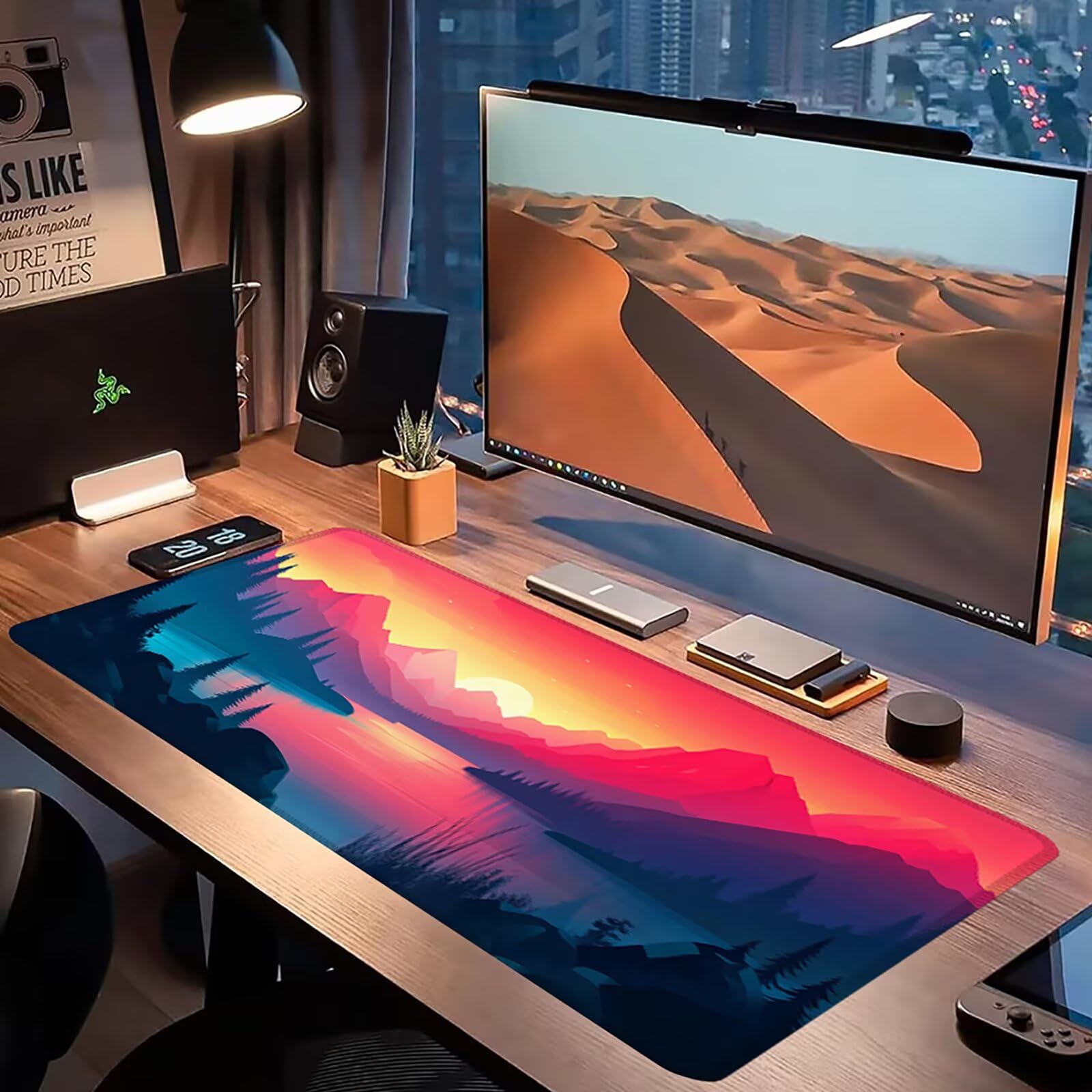 Podkładka pod mysz, podkładka pod mysz XXL 1200 x 600 podkładka pod mysz dla graczy, wodoodporna gumowa podstawa, duża podkładka pod mysz do gier na biurko szyte krawędzie wodoodporna antypoślizgowa