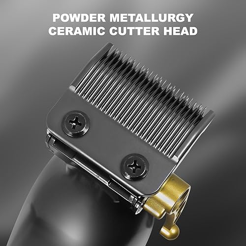 Miniatura 2 de MANBOO Cortadora de pelo profesional para hombres, juego de barbero inalámbrico con cuchilla de cerámica con motor de 7800 RPM, kit de corte de