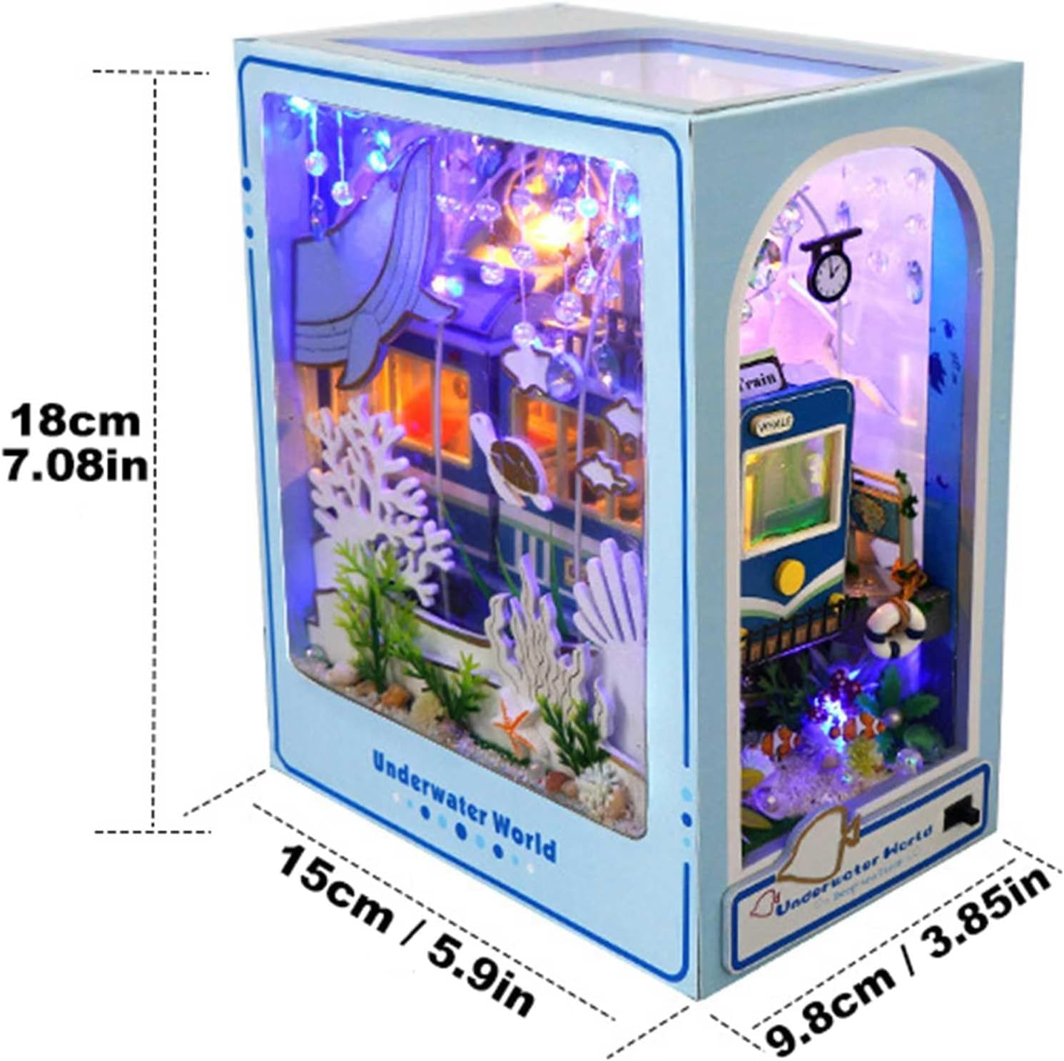 Model edukacyjny Miniaturowa biblioteka Zestaw do samodzielnego montażu książek dla dorosłych Półka na książki Wkładka dekoracyjna Aleja, Bookends Zestaw do kreatywnego budowania modeli z wielokolorow