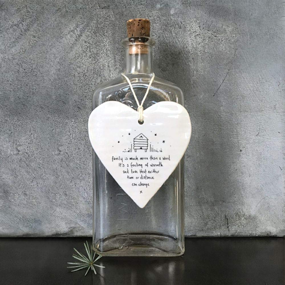 Porcelain Heart 'Family Keepsake' | Wedding & Lockdown Gift