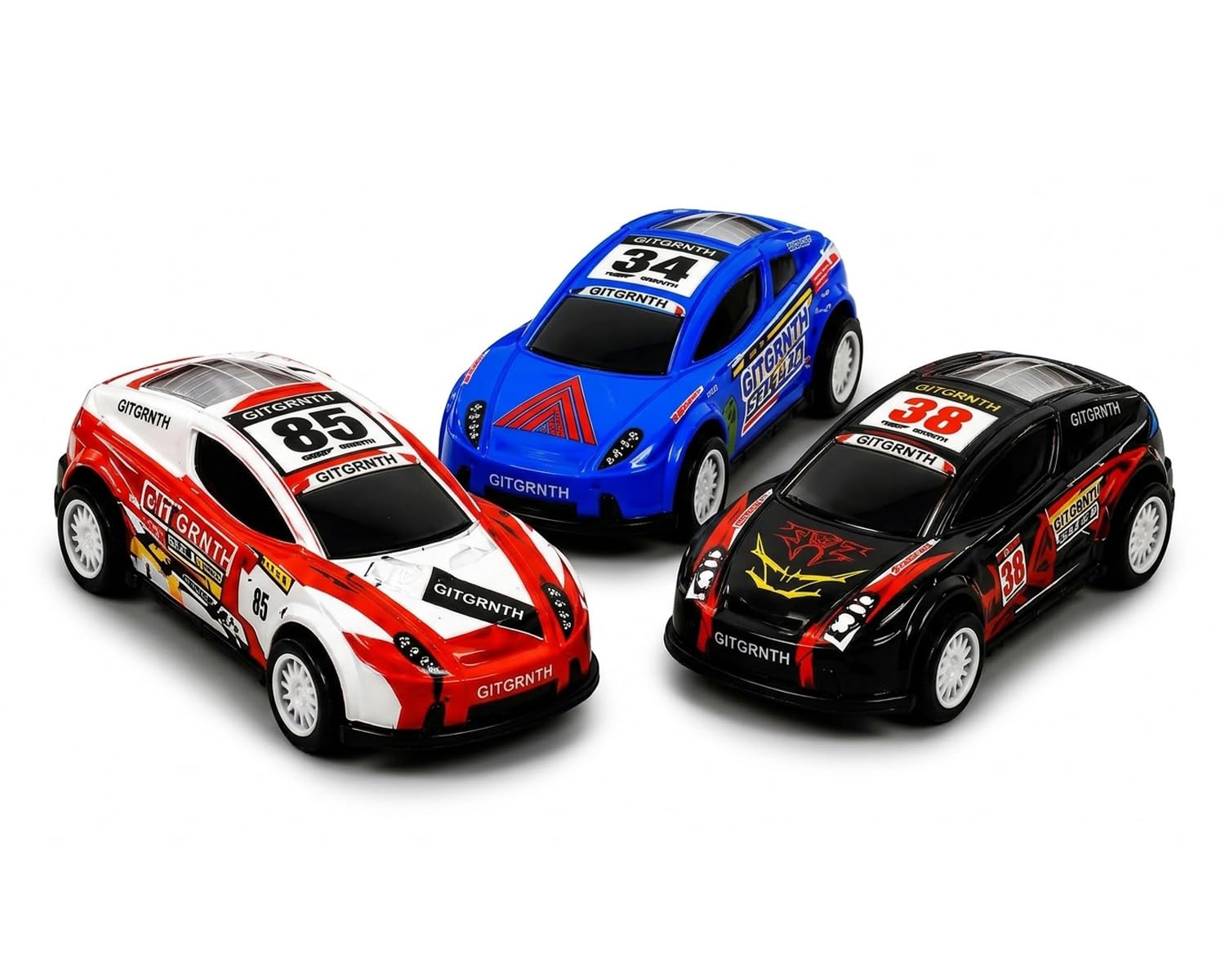 GITGRNTH 3 Pic Mini Die Cast Pull Back Cars, Metal Racing Car Toys for Kids, Small Car Toys for Kids,Friction Powered Vehicle Set for Boys and Girls Age 3+ Birthday Gifts, Return Gifts and Party-image-38