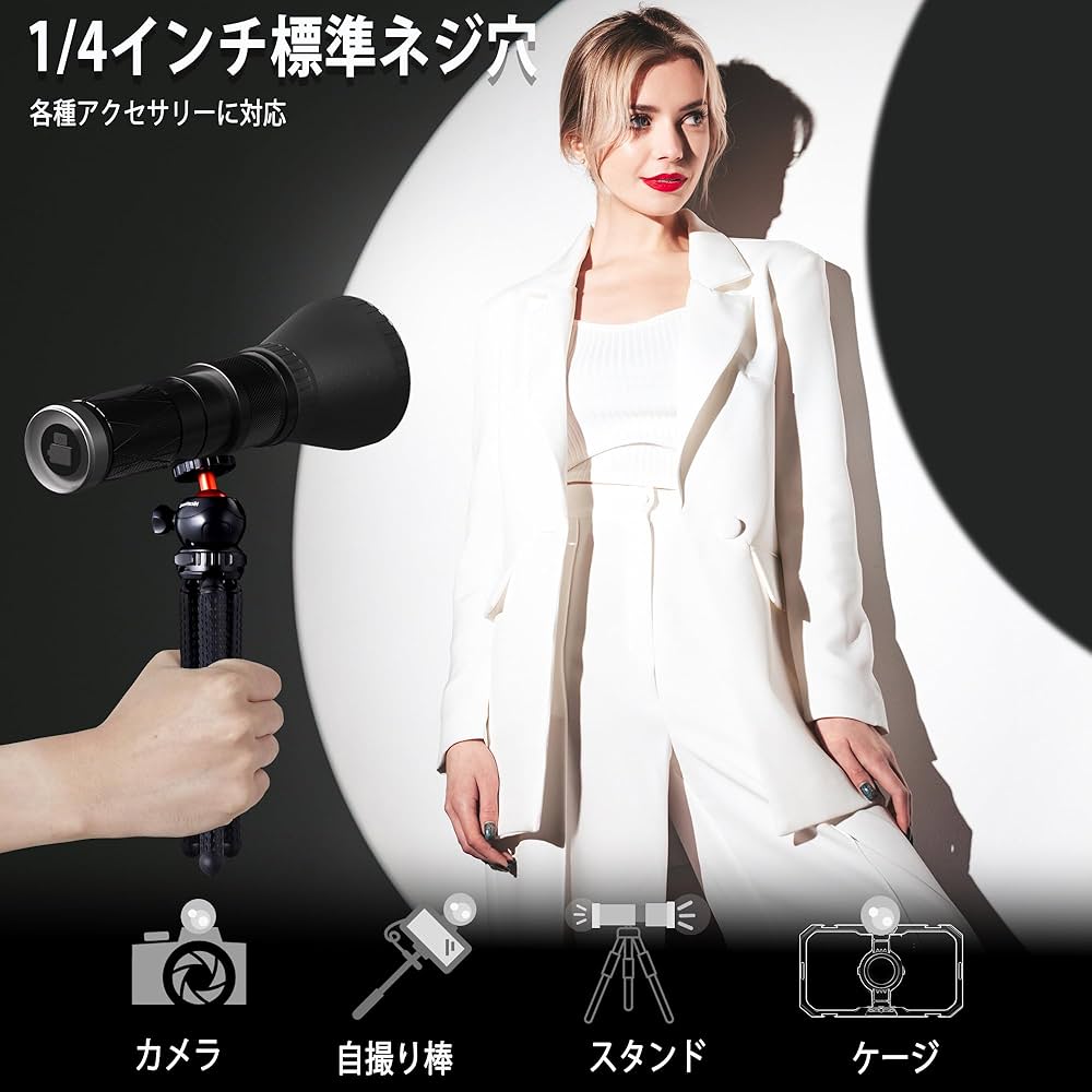 Amazon | Niceveedi 4色撮影用ライトキット ライト撮影 照明 led