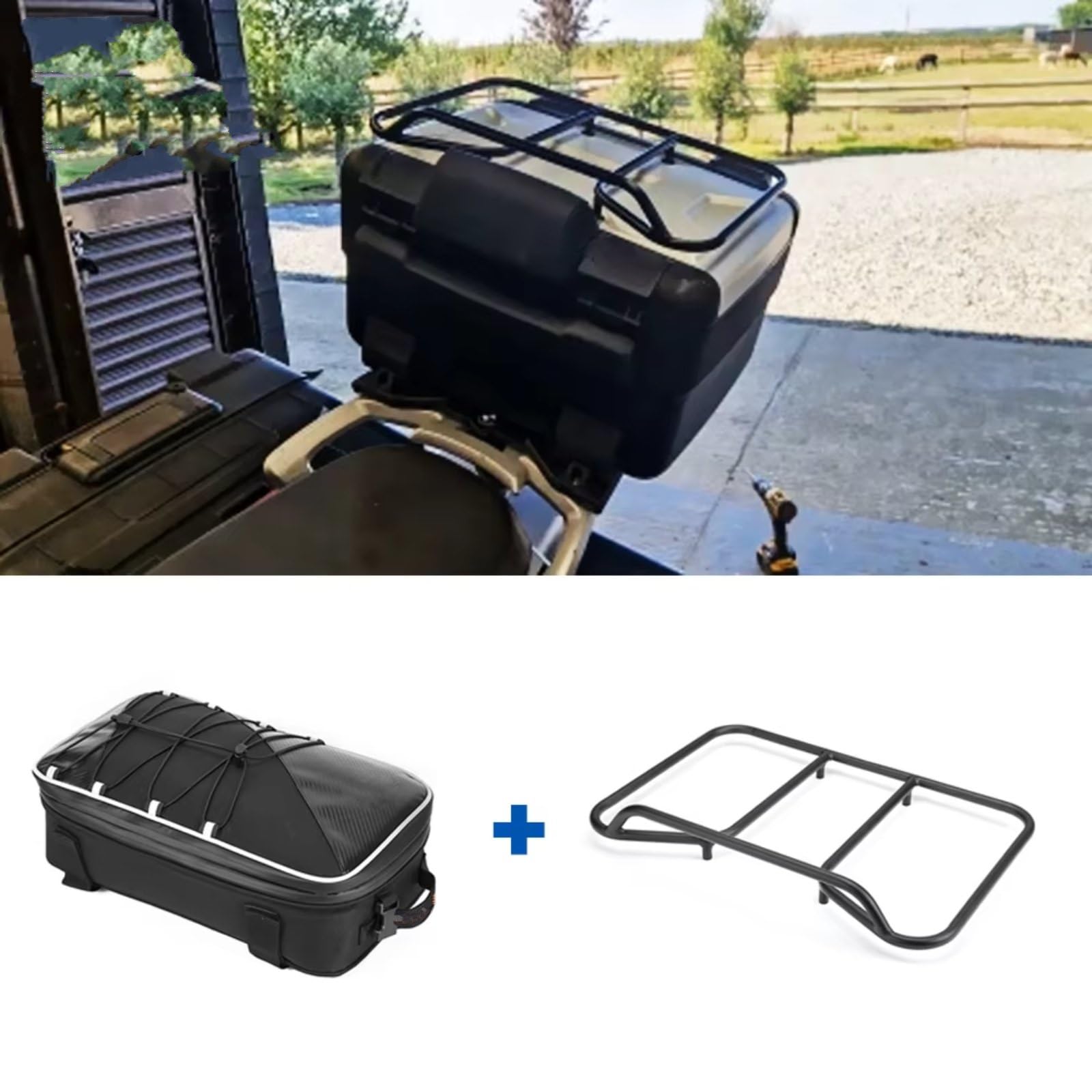 Motociclette portapacchi Per BMW R1200 1250 GS F850GS F750GS R1200GS R1250GS LC Per ADV Per Vario Case Portapacchi Rotaie Bagagli(Type1)