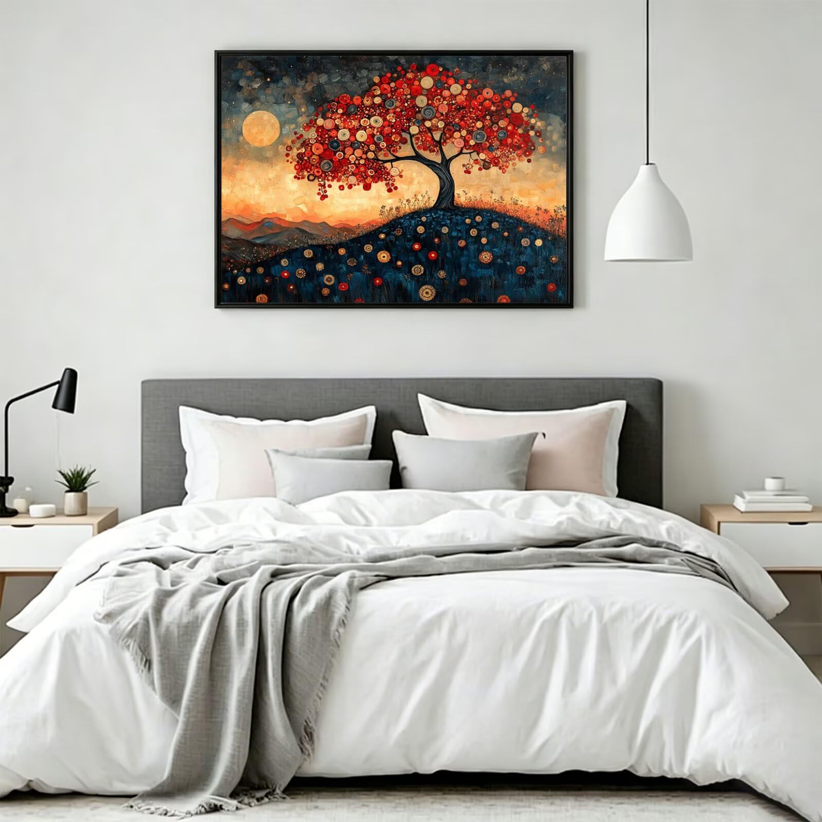 Pintar por Numeros Luna Pinturas Acrilicas Abstracción Pintura por Numeros Lienzos para Pintar, Pintura Acrilica Manualidades, Decoración para Hogar, Regalos Cumpleaños, 70x90cm Sin Marco, q-942