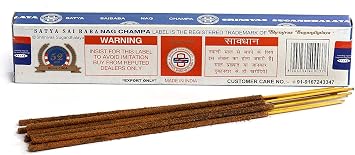 3 Packs Origional Satya Sai Baba Nag Champa Incense Sticks Joss Insence - Insense 15g Box NagChampa Agarbatti (Nag Champa)