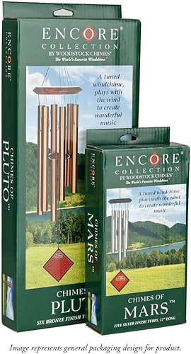 Miniatura 5 de Woodstock Chimes Colección Encore, campanillas de viento de bronce de 22 pulgadas para decoración de exteriores, patio, hogar o jardín (DCB22)