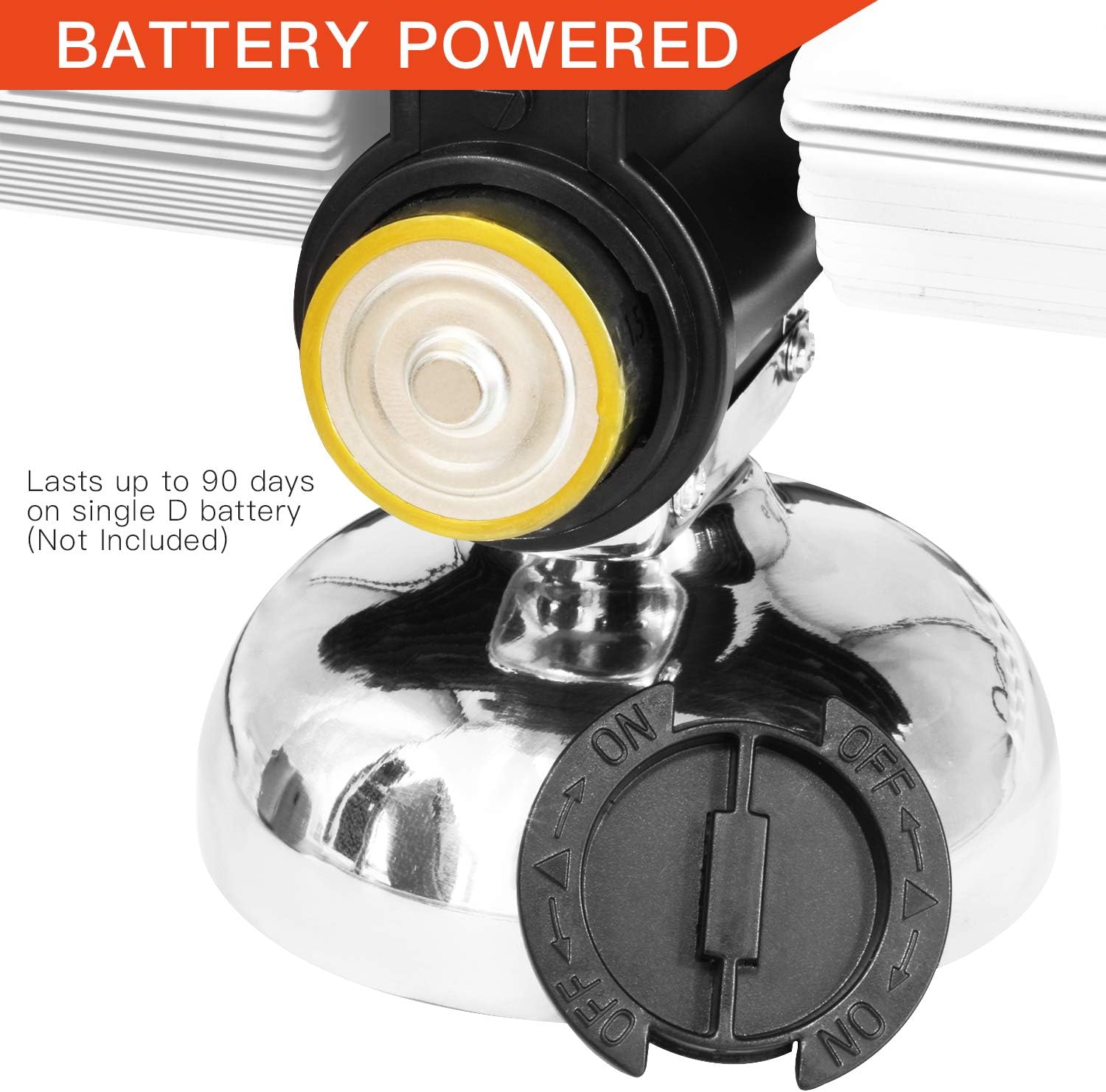 Betus Flip Desk Clock - Mechanical Retro Style -Digital Display Battery Powered - Home & Office Décor 8 x 6.5 x 3 Inches (White)