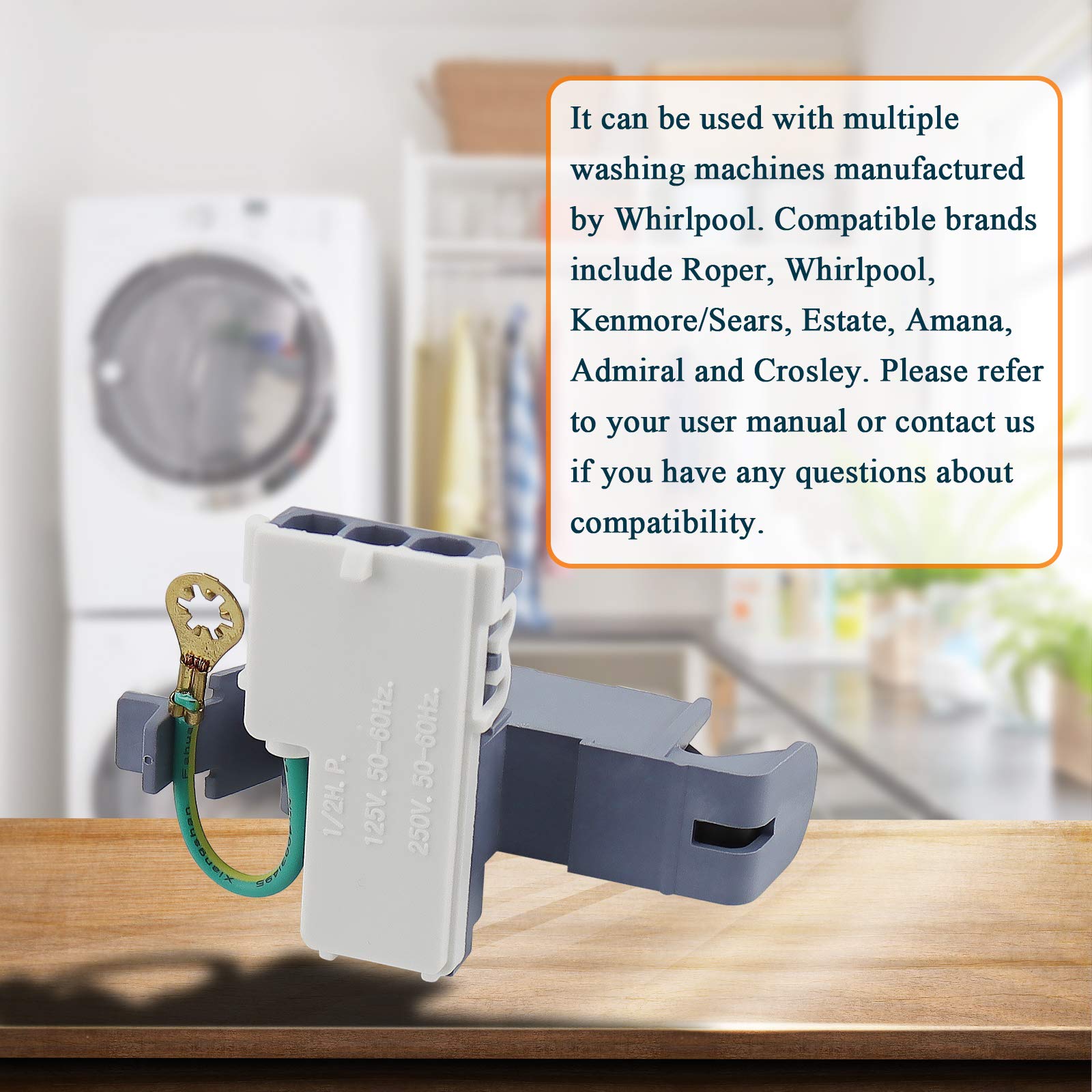Beaquicy 8318084 Washer Lid Switch Kit – 9-Pack For Whirlpool, Kenmore, & Roper