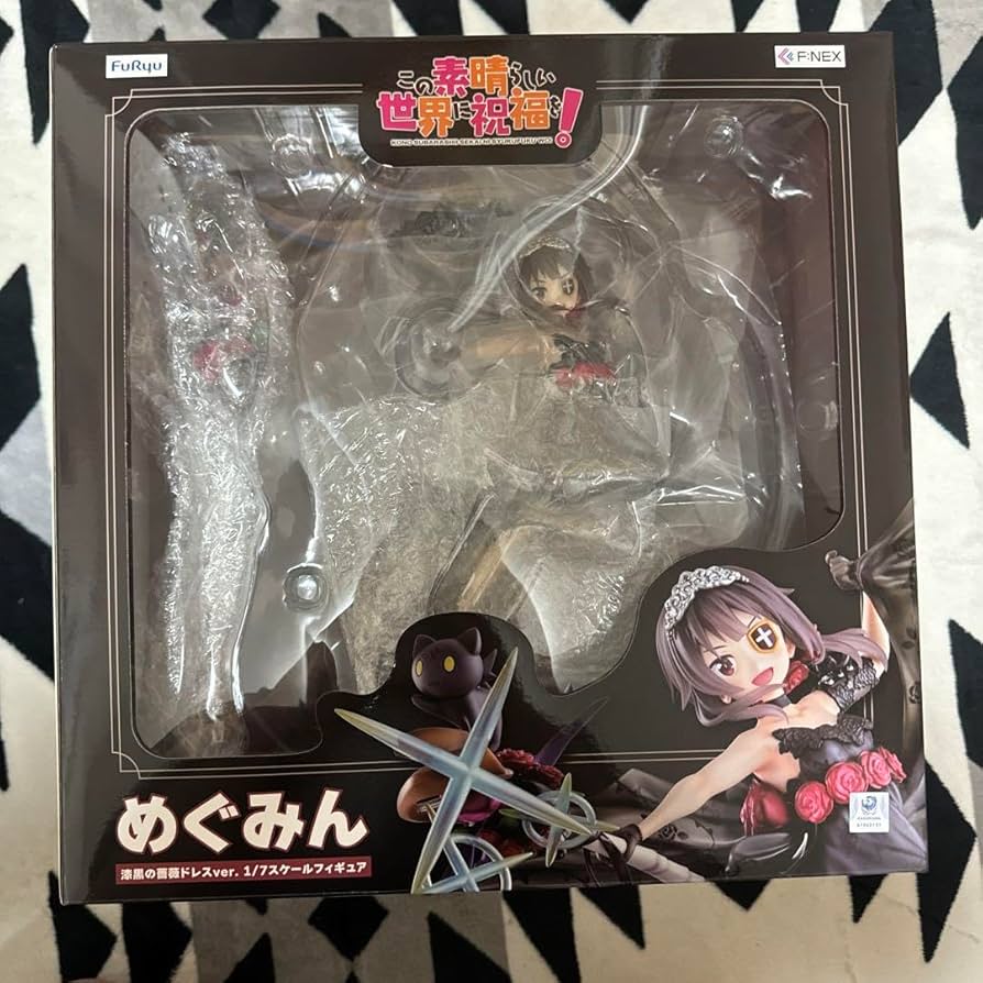 【開封済】F:NEX めぐみん 漆黒の薔薇ドレスver. めぐみん 漆黒の薔薇ドレスver. 1/7スケールフィギュア