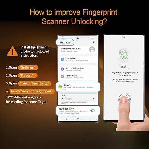 Miniatura 2 de Protector de pantalla para Galaxy S23 Ultra, 2 protectores de vidrio UV + 2 protectores de lente de cámara