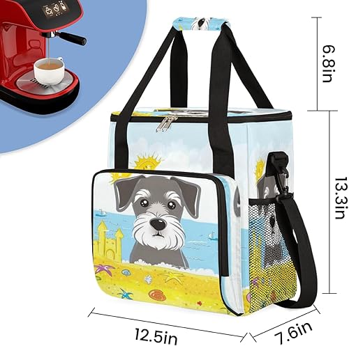 Miniatura 2 de Bolsa de transporte para cafetera de playa para perros Keurig K-Mini o K-Mini Plus K-Cup Pods almacenamiento portátil cafetera bolsa de viaje