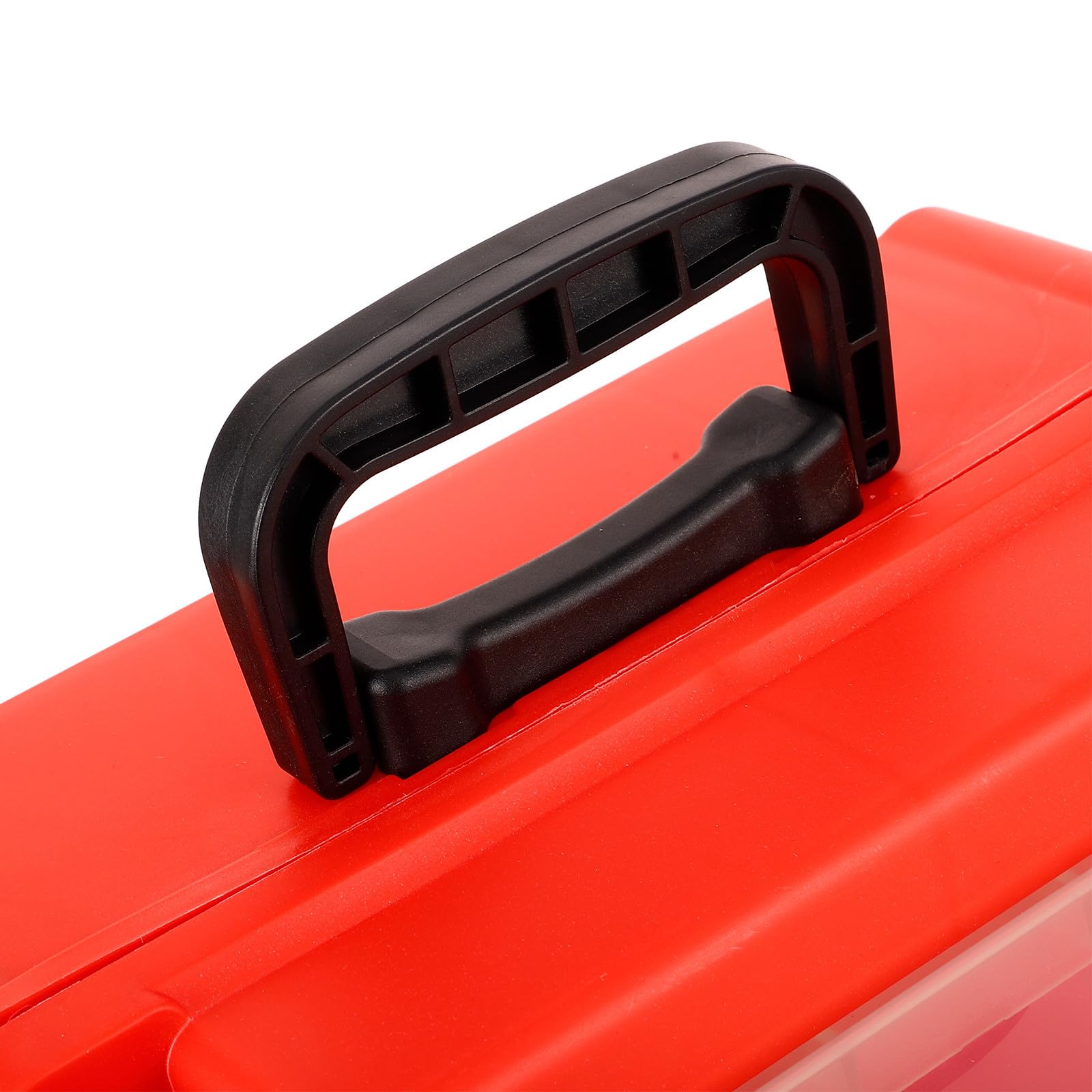 Caja de Protección de Distribución de Plástico Rojo | Caja de Interruptores, Uso en Casas, Acabado Moderno, Resistente y Fácil de Limpiar