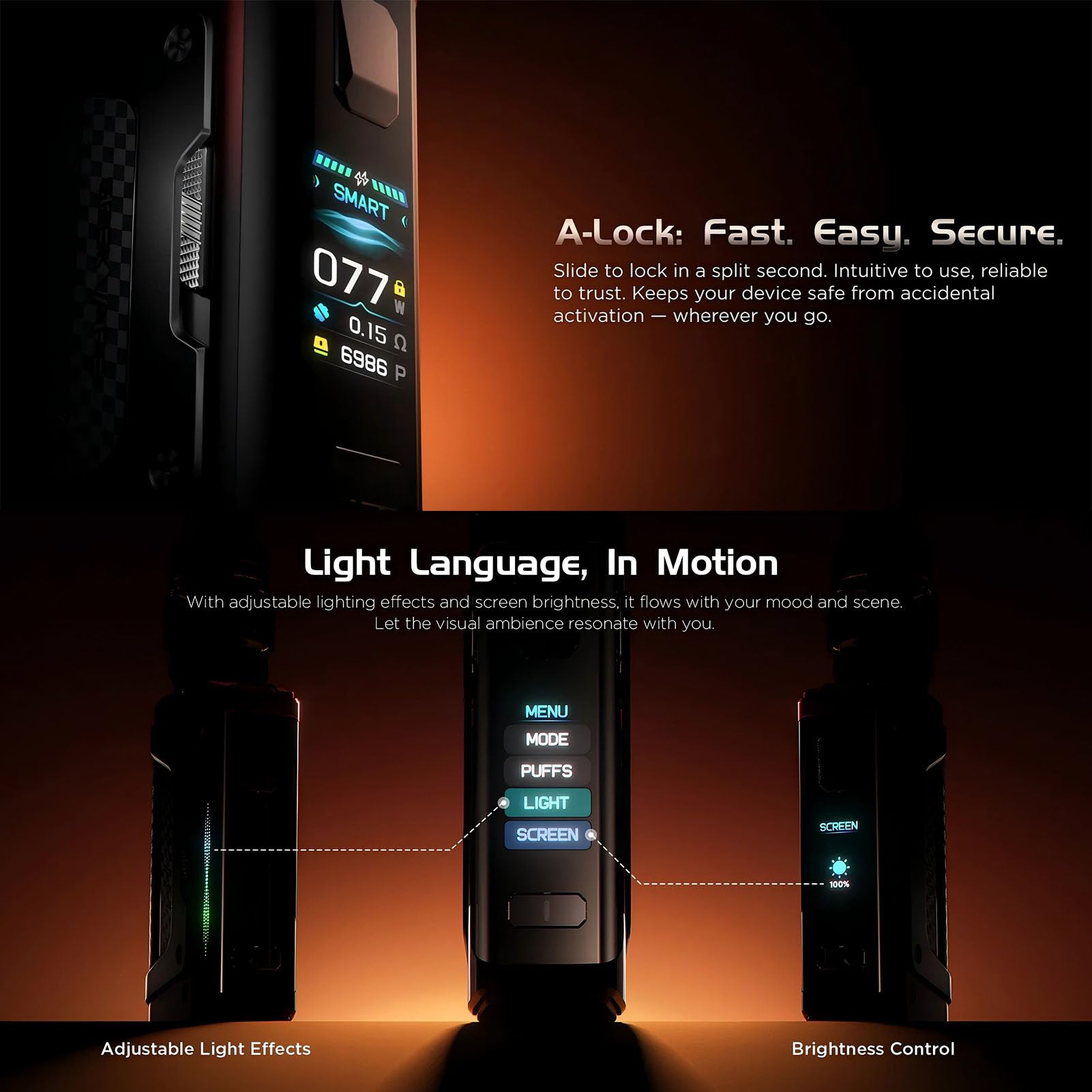 GEEKVAPE Aegis Legend 5 Mod |200W Various Working Mode: ECO/SMART/NORMAL/CUSTOM/TC Support, Support Z Sub Ohm Tank/Z Nano 2 Tank/Z Fli 2 Tank, (No Tank/No Coil) (Frost Silber)