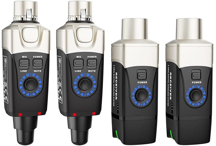 Xvive U3D Stereo XLR Plug-on Wireless System - U3D Dual Stereo System