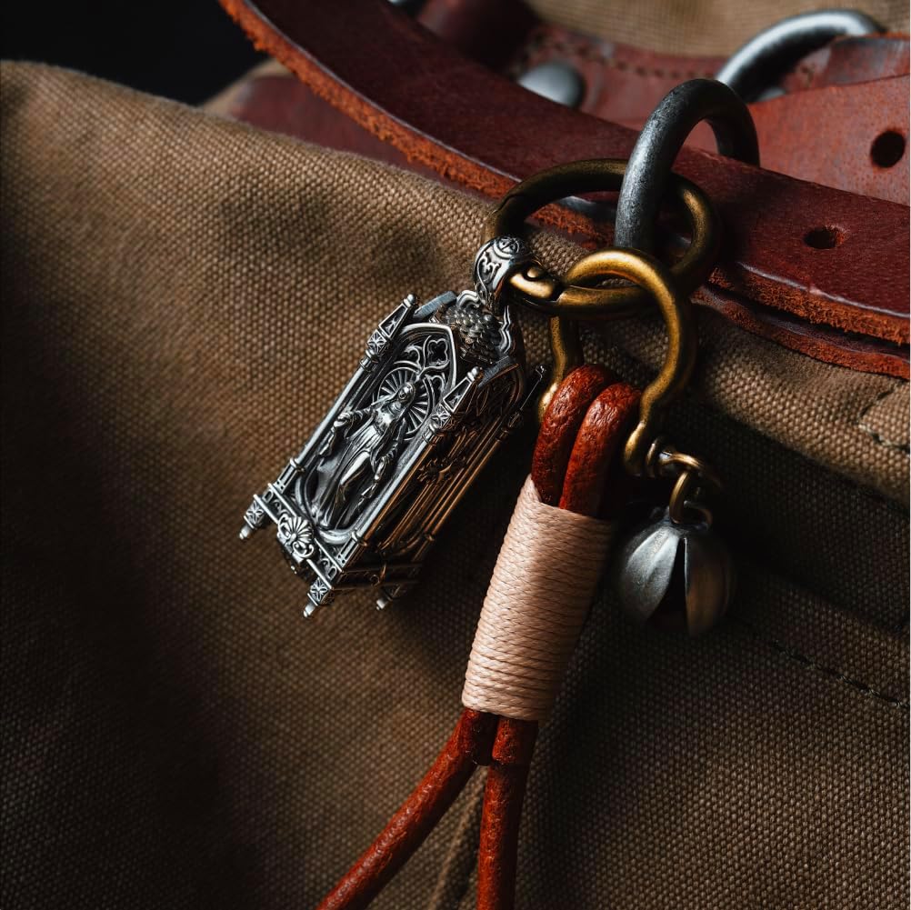 COPPERTIST.WU Sanctum Pendant Gothic Cathedral Mary Pendant NecklaceJewelry Gift for Women Mom