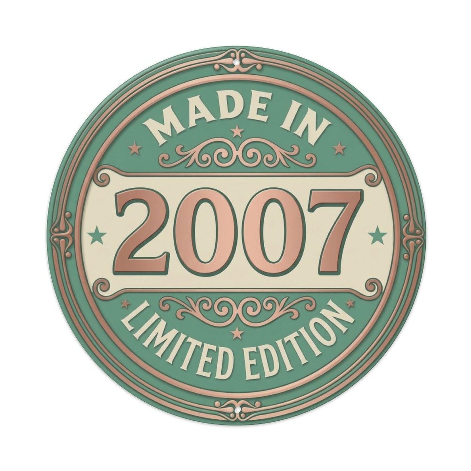 Okahys 8X8inch(20X20cm) Made In 2007 Limited Edition Metal Tin Sign