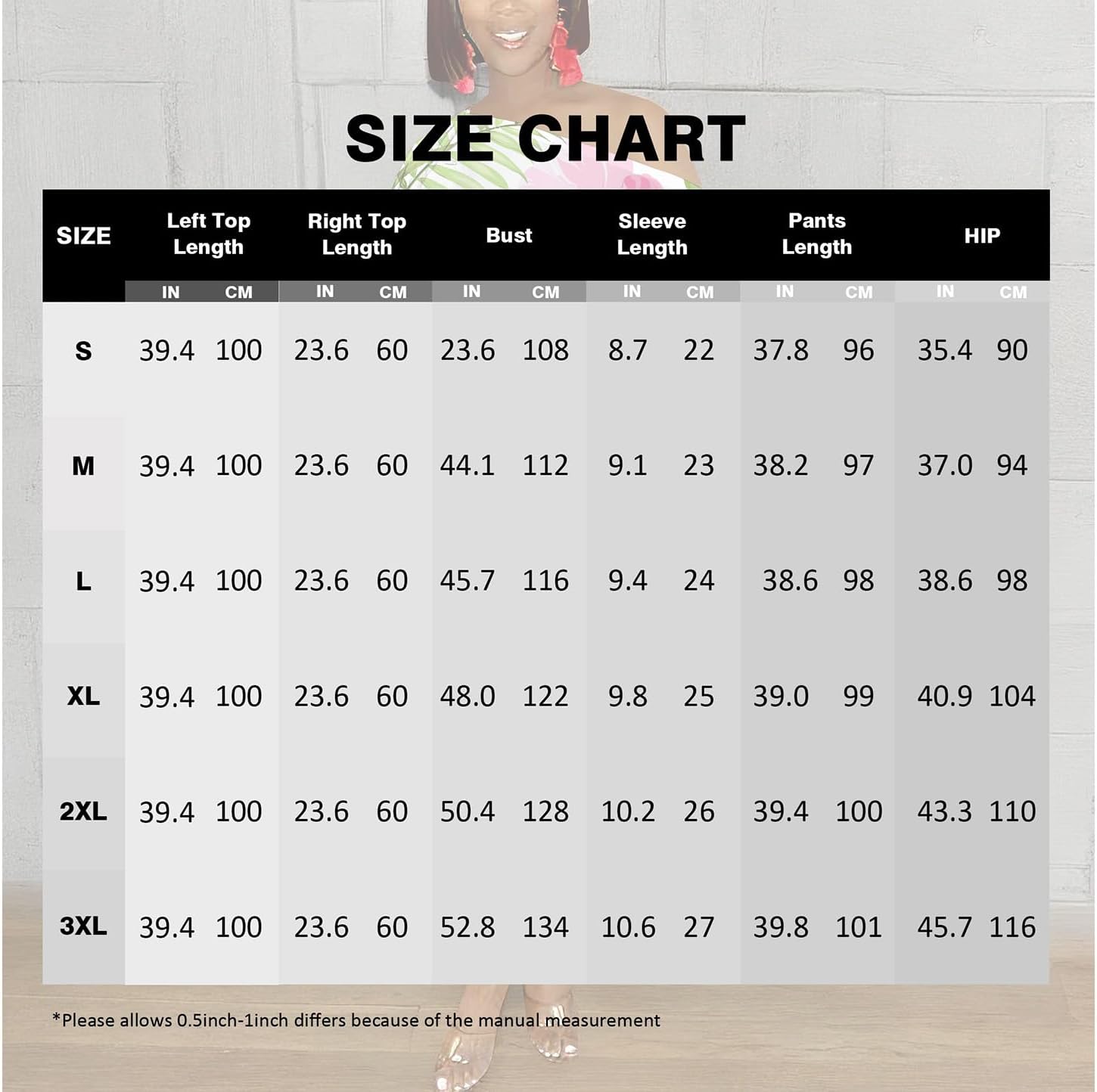 Yuopeid Women's Summer 3/4 Sleeve Fashion Printed Irregular Sweatshirt Sets Bodycon Pants Casual 2 Piece Outfits