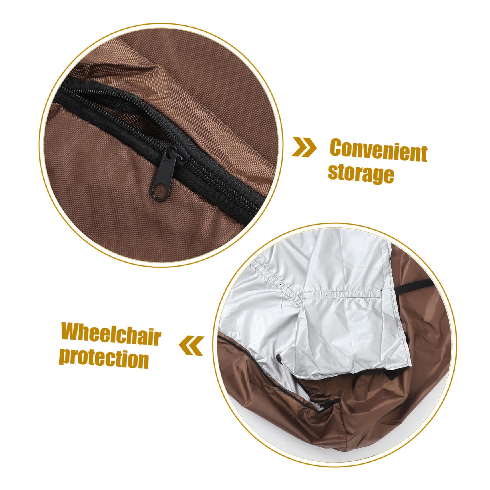 Bolsa Para Sillas De Ruedas Solución Ligera y Práctica De Almacenamiento Para Sillas De Ruedas y Andadores Para Uso Externo y Fácil De Limpiar