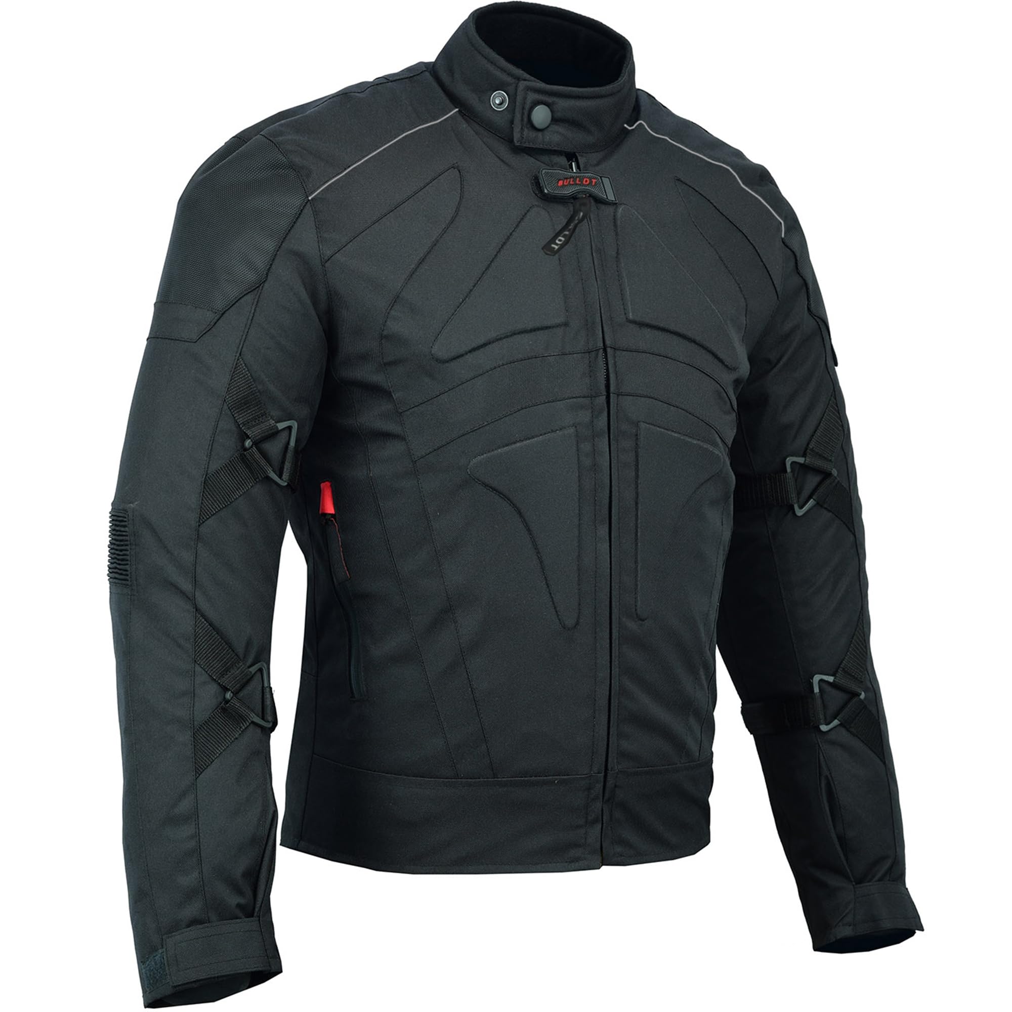 BULLDT Herren 2-teiliger Motorradkombi mit CE-Protektoren – Jacke & Cargo Motorradhose, 4-lagig, Winddicht, Abnehmbares Thermofutter, 9 Taschen, Reflektierende Elemente, für Sommer & Winterfahrten