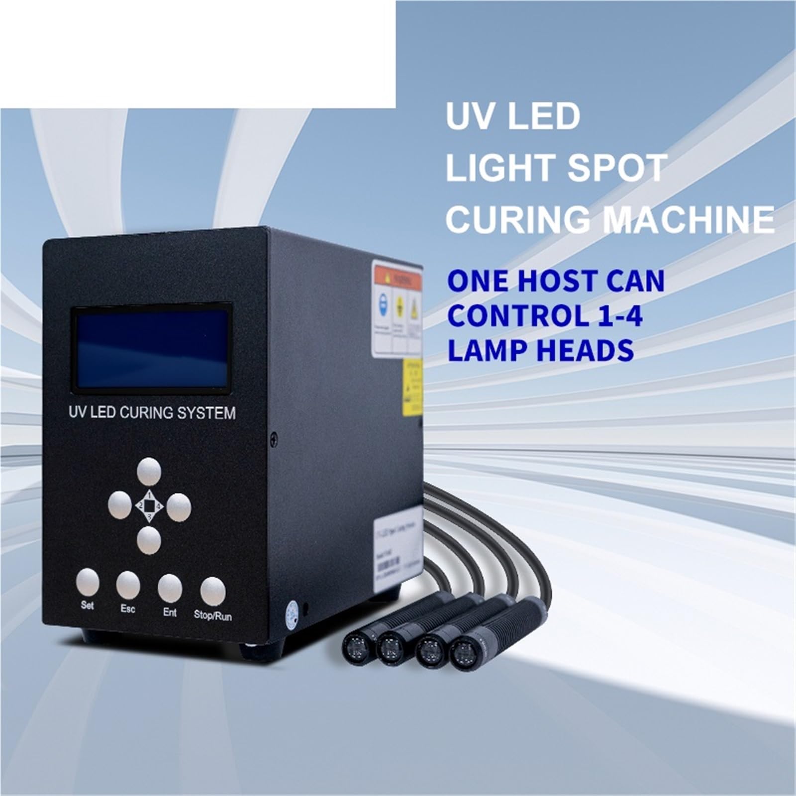 Lampa utwardzająca UV, System utwardzania UV, punktowe źródło światła LED, lampa utwardzająca klej bezcieniowy, mała maszyna do naświetlania