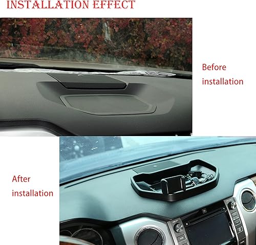 Miniatura 2 de CHEAYAR Bandeja de almacenamiento organizadora de consola central, kit de sistema de montaje múltiple, soporte de teléfono, bandeja de